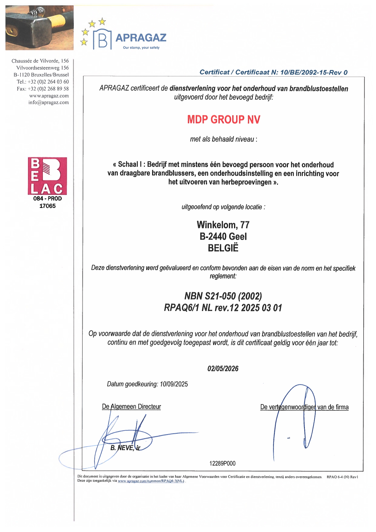 EN-ISO 9001 – Page 1